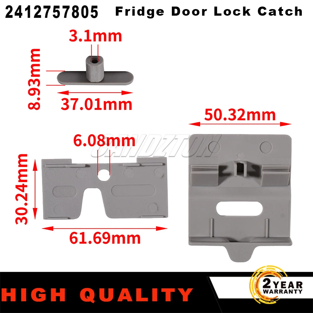 

Fit For Dometic Fridge Door Lock Catch For Series RM 7 Caravan Motorhome 2412757805