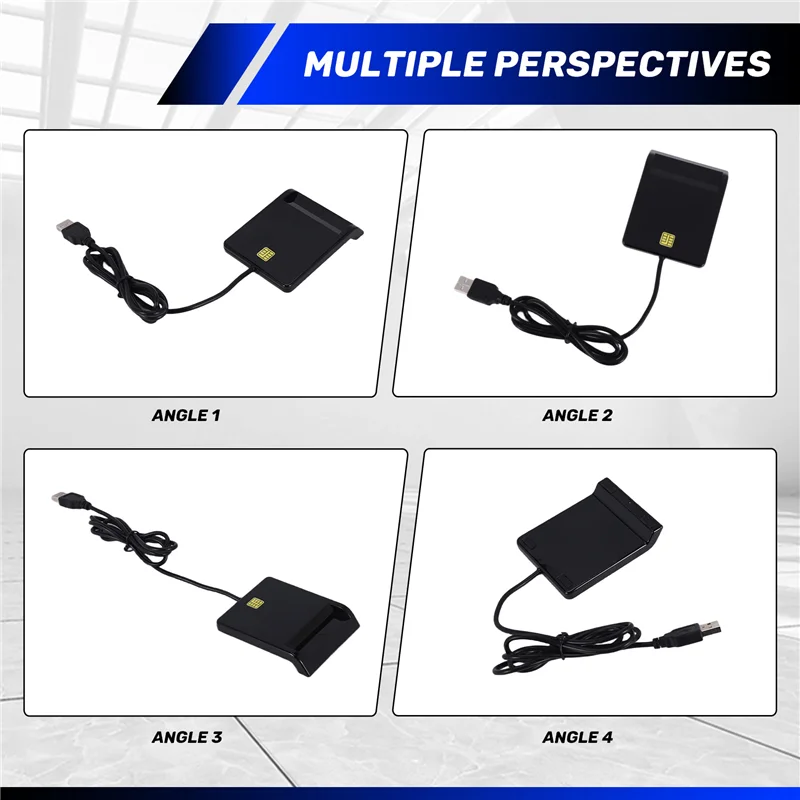A23F-Card Reader For Bank Card IC/ID EMV Card Reader High Quality For Windows 7 8 10 For Linux OS USB-CCID ISO 7816