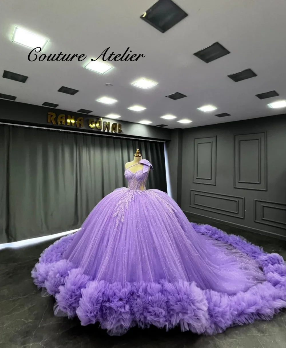 quiz purple sequin dress Quiz Lilac Glitter Ruched Mini Dress in Purple