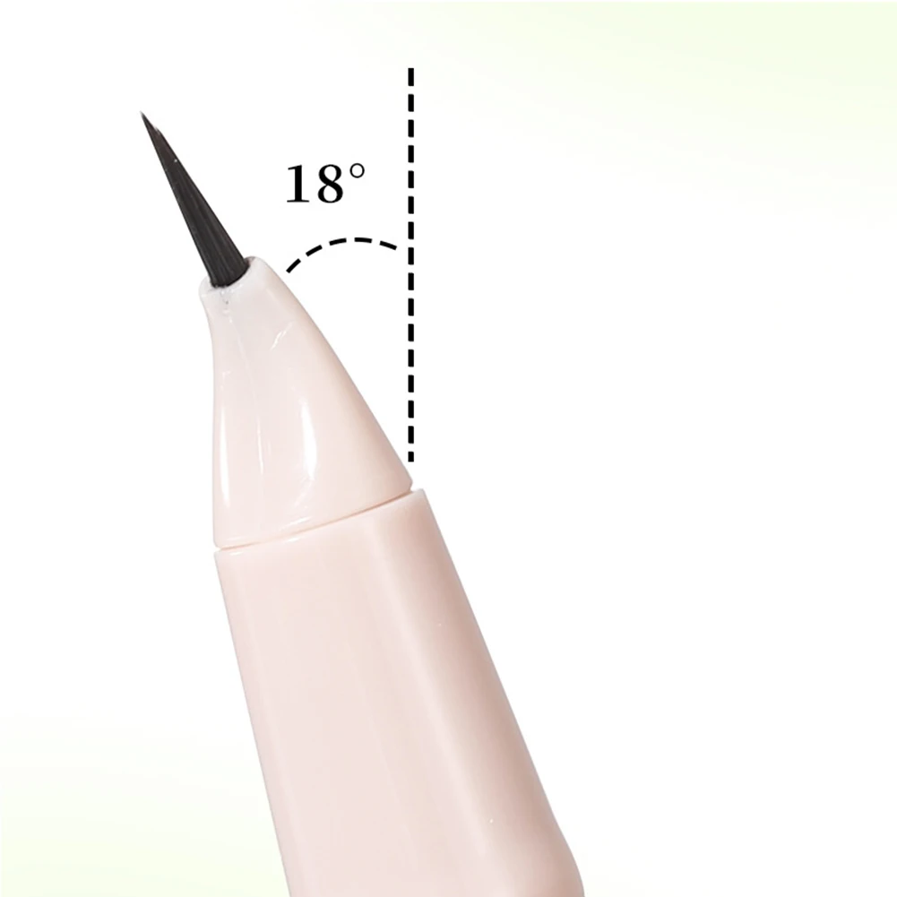 18 °   カーブチップ防水アイブロウペンシル – 超正確な髪のようなストローク 汚れ防止 & 終日着用で自然な眉を実現