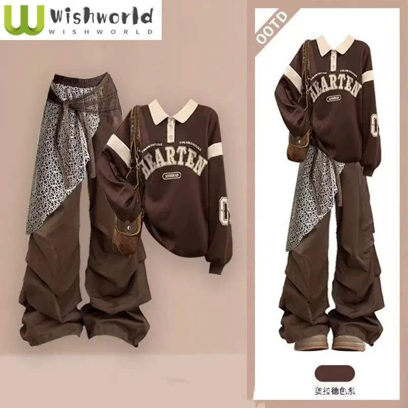 Fashion Women's Set for Spring and Autumn Korean Version Casual Age Reducing Top Slimming Work Pants Two-piece Set