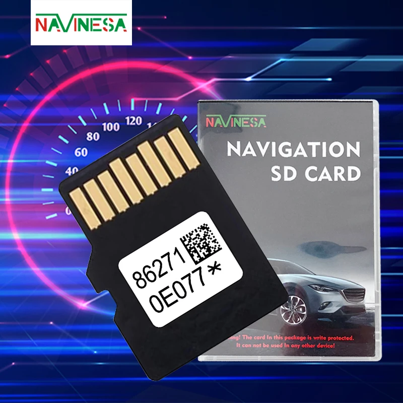 Navigation SD Card Compatible for Toyota 86271-0E077 Sat Nav Update Car USA Canada Maps Latest with Anti Fog Reaview