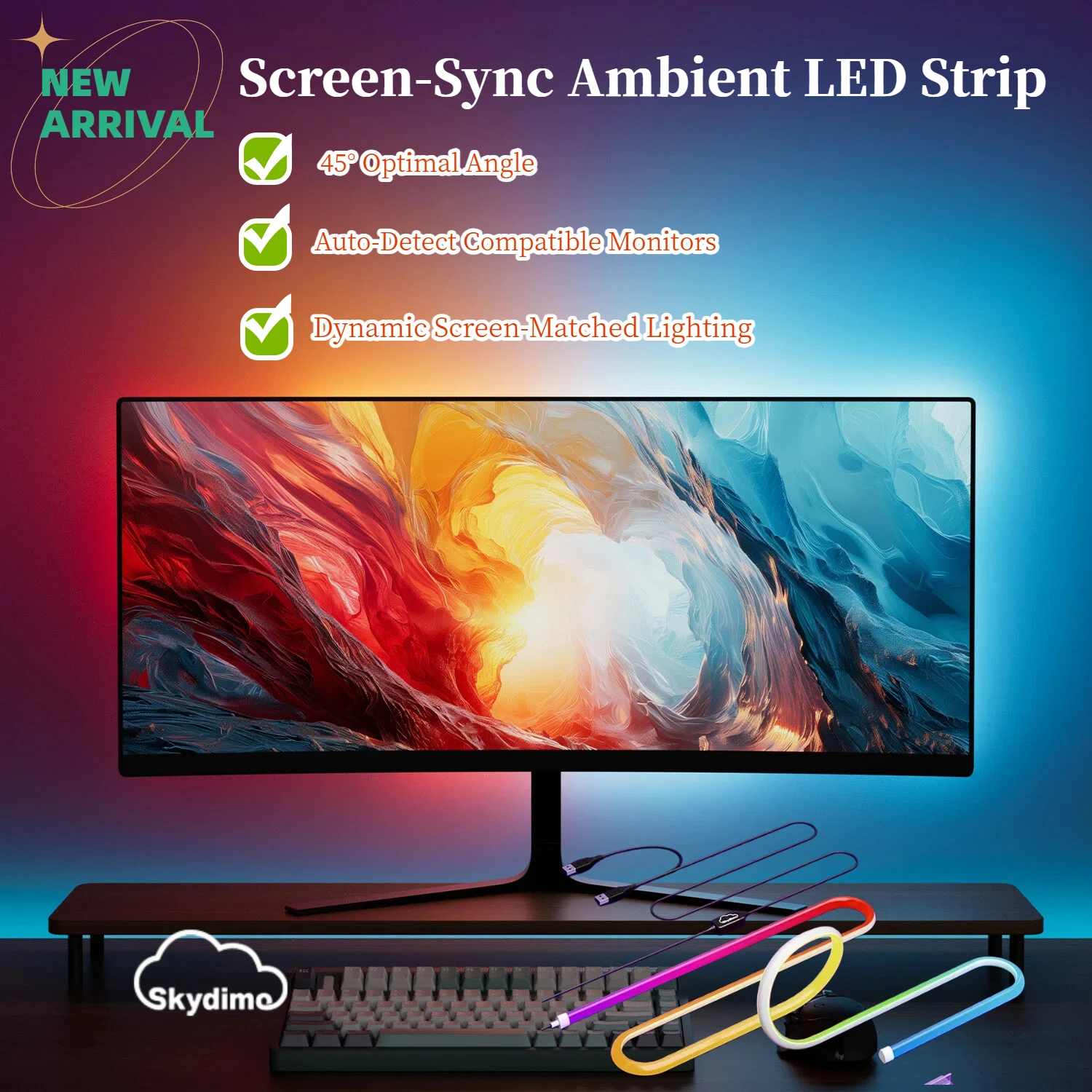 Smart LED Strip Backlight for - Retro Gaming Projector recension och pris