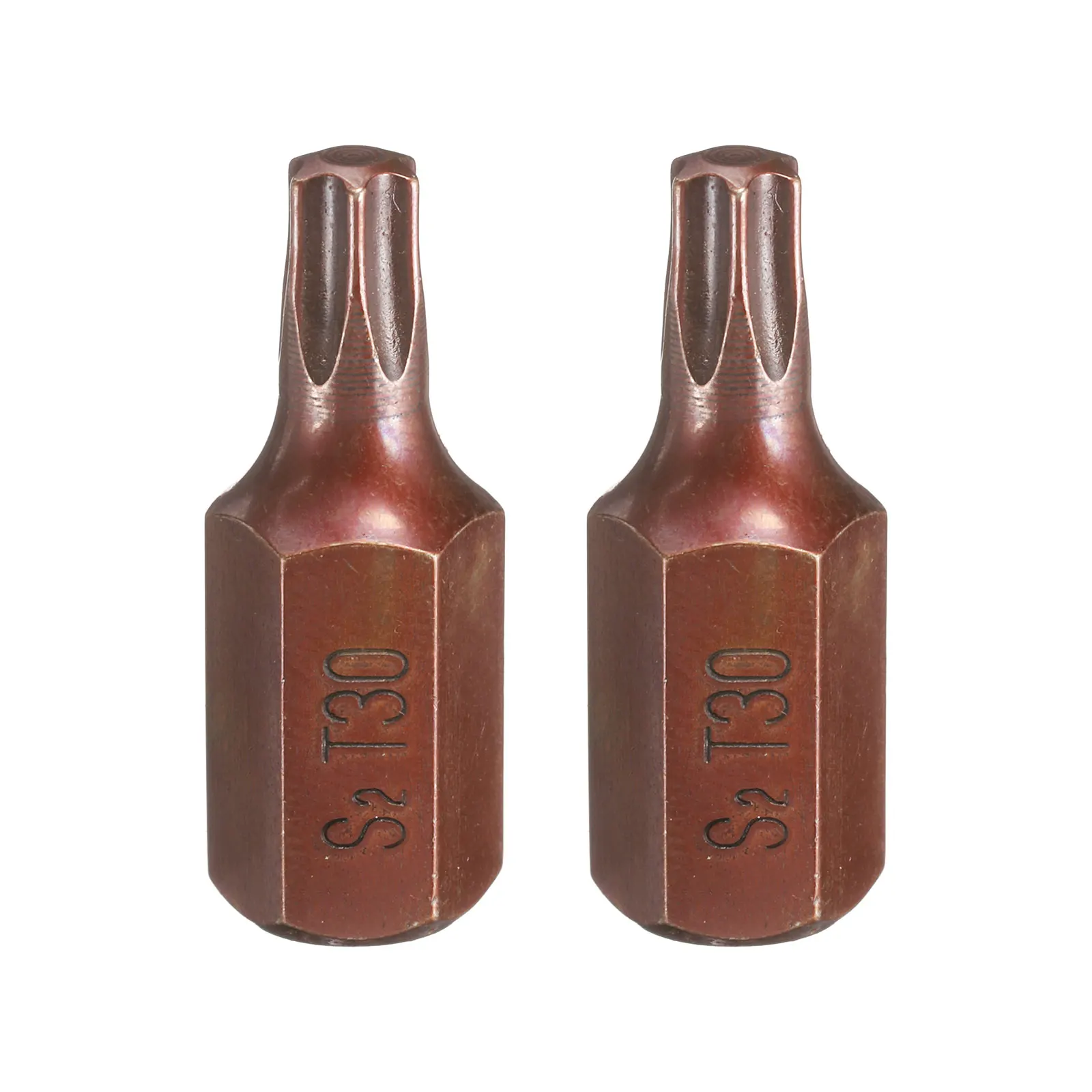 Torx Screwdriver Bit Hex Shank 30mm S2 Steel Security Tamper Proof Head Hex Screw Driver Bits T20 T25 T27 T30 T35 T40 T45 T50