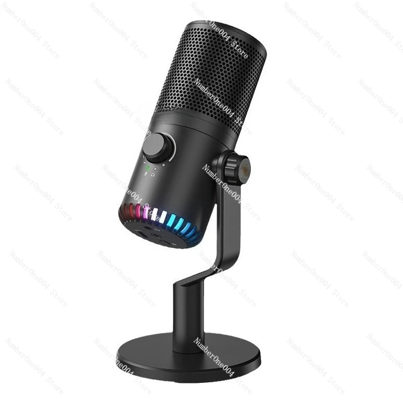 

DM30 Компьютерный игровой микрофон для киберспорта Специальный прямой трансляции Хост Прямая трансляция Голосовой шумоподавитель Флэш-микрофон