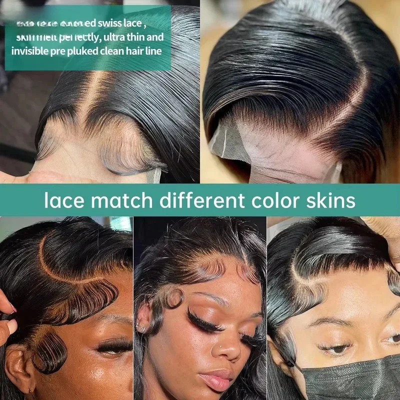 13x4 الجسم موجة الدانتيل الجبهة الباروكات شعر الإنسان قبل قطعها 250 الكثافة HD الدانتيل الشفاف الباروكات الأمامية شعر الإنسان للنساء #5