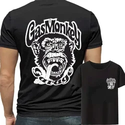 New Gas monkeys Garage Piston Men's T-shirts Duplex Printing Tshirt Comfortable summer Pattern Top Y2k Clothes Creative Tees