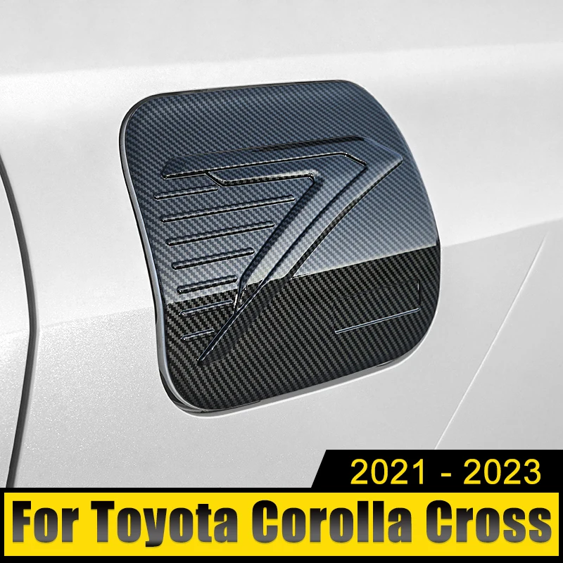 

Car Accessories For Toyota Corolla Cross XG10 2021 2022 2023 Hybrid ABS Fuel Tank Cover Oil Cap Decorative Trim Case Sticker