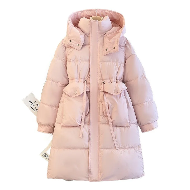 

Women's Thickened Long Cotton Jacket Winter New Style Korean Loose Fit Bread Coat Bulk Wholesale