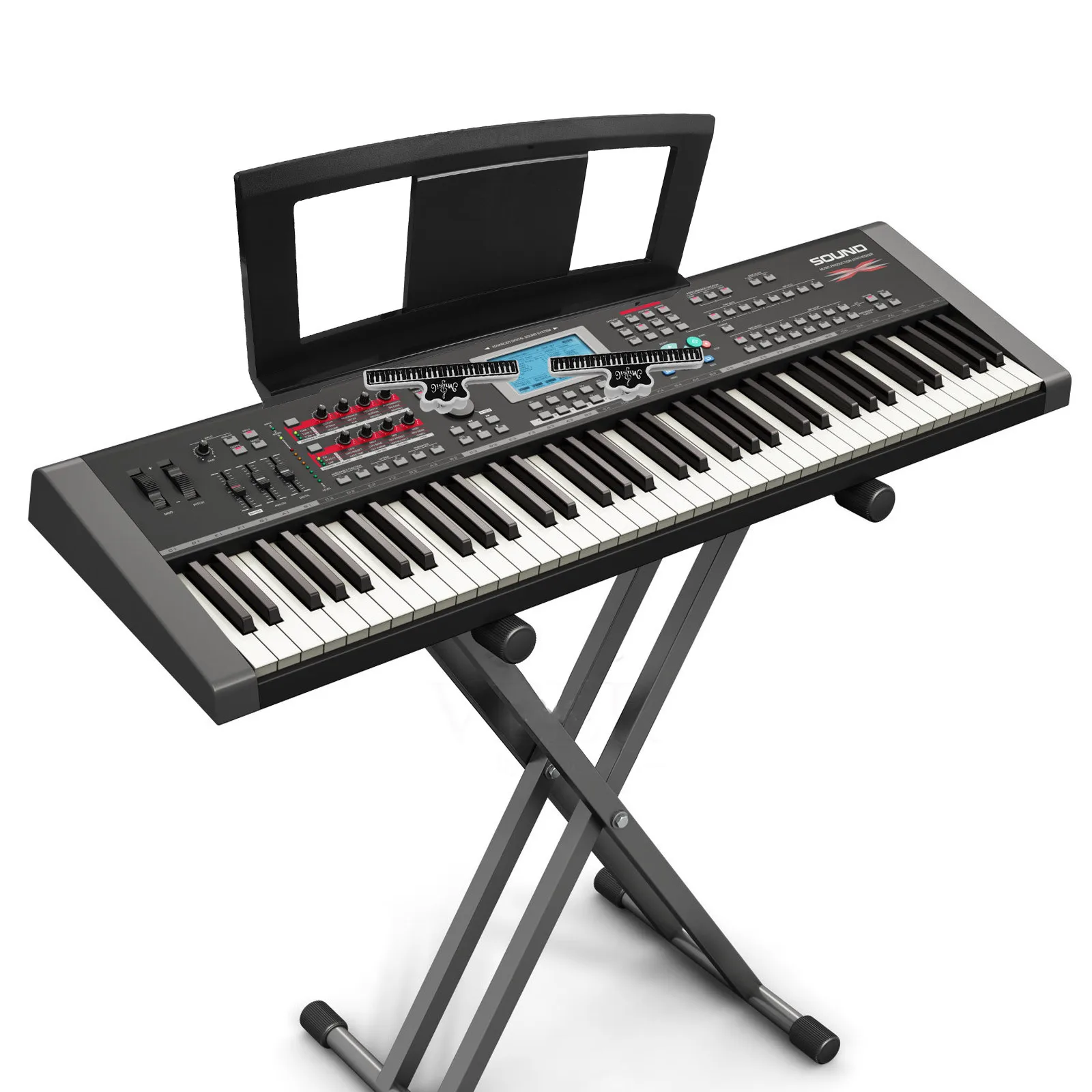 

1 Set Electronic Piano Sheet Stand Portable Plastic Music Book Holder For Keyboard Pianos Travel Music Stand For Home School