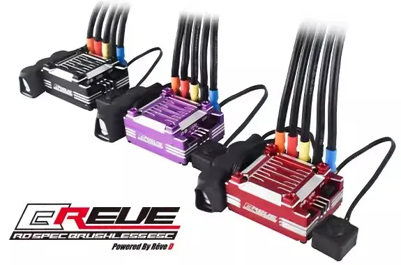 ESC Brushless RE-BRV RD Spec da Revel (Preto/roxo/vermelho)