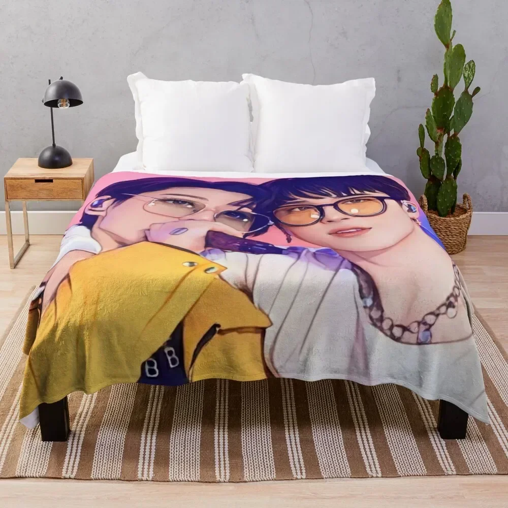 

Jikook concert Throw Blanket Men's Soft Warm Throw Blanket for Couch