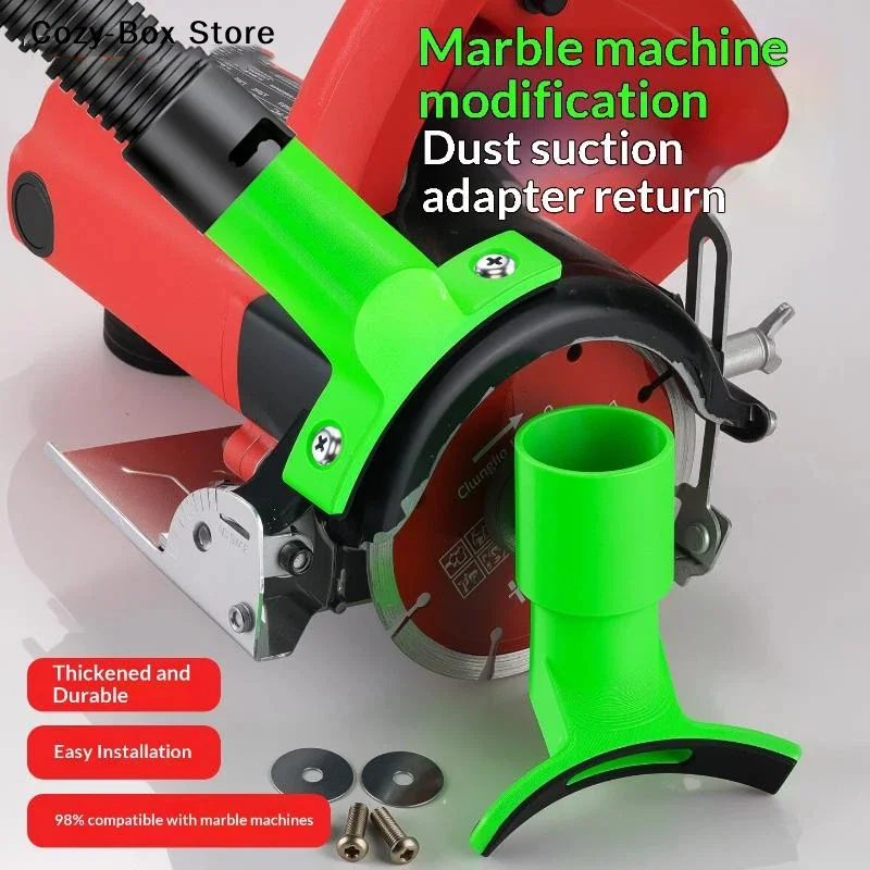 [ZY]Angle Grinder Dust Extractor Adapter Double-Port Collector Fitting Tool-Free Dust Adapter For Circular Jigsaw Router Sander