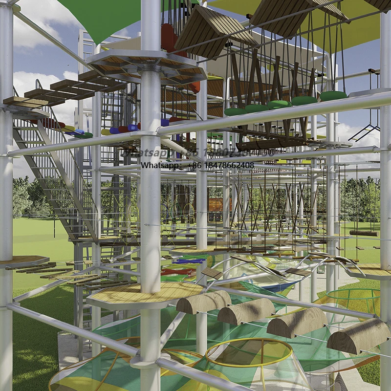 Customized Outdoor Amusement Park Equipment for Home Fiberglass Metal & Steel for Indoor Play Outdoor Adventure & Playground