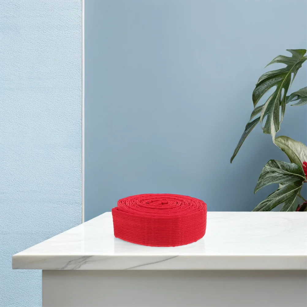 

Red Taekwondo Belt for Durable Training Competition Waist Support Karate Kickboxing Judo Sparring Gear