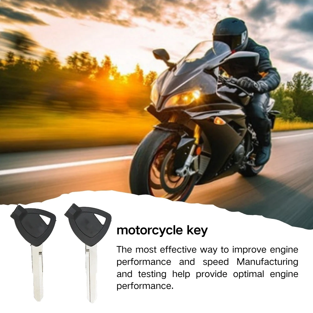 Llave en blanco para motocicleta, repuesto de llaves magnéticas sin cortar para SUZUKI AN200 AN250 AN400 AN650 Burgman AN 125 250 400, accesorios para motocicleta