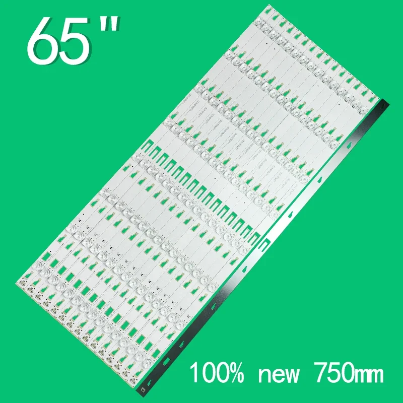 LED Backlight strip 8 lamp for 65'' TV TMT_65H8800_16X8_3030C_8S1P P93 4C-LB6508-YH2 L650H8800A-CUD