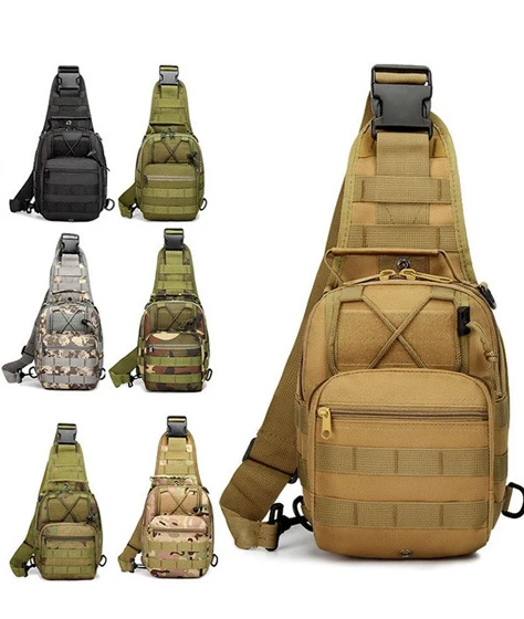 

Military fan tactical breast bag, waterproof riding oblique span bag