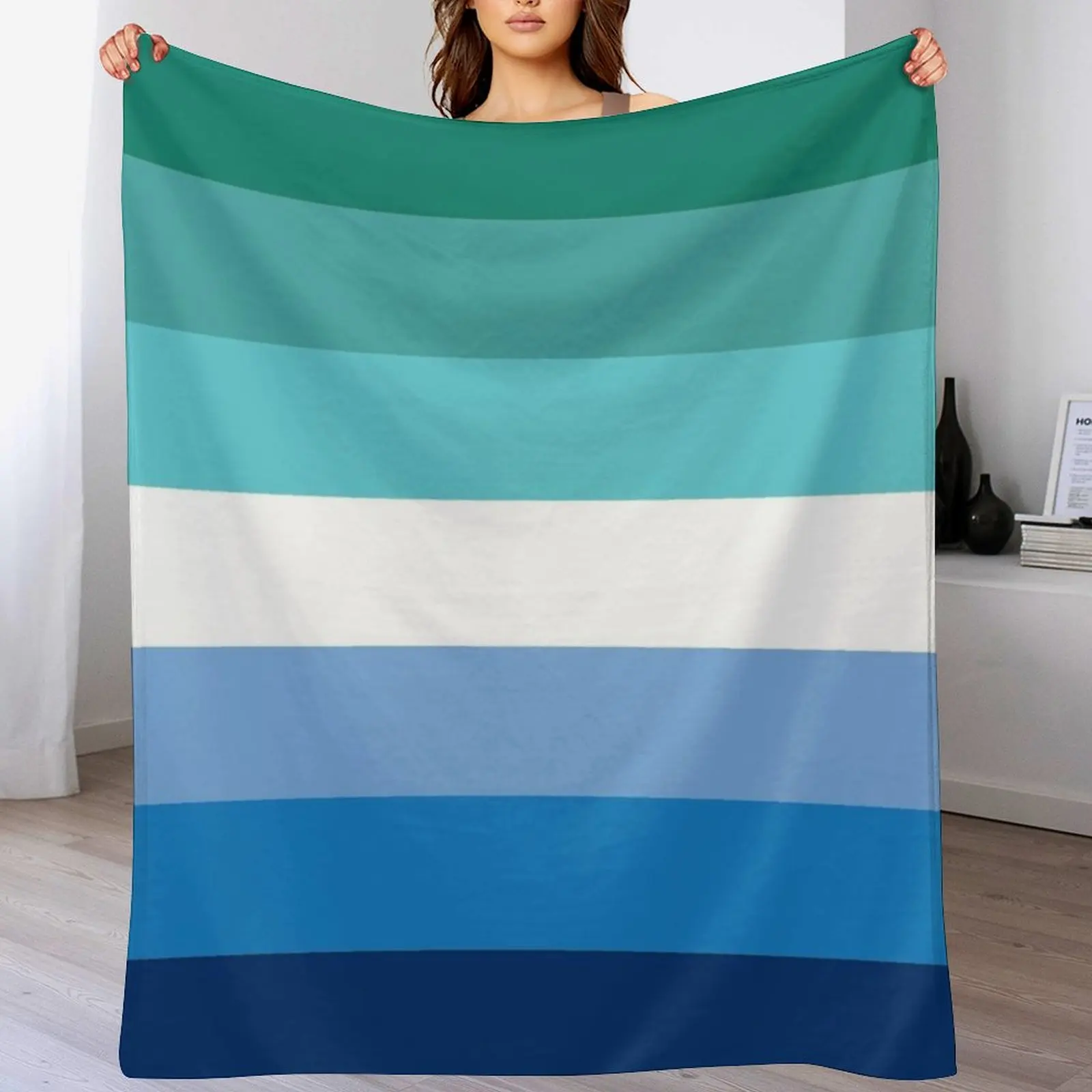 Gay Male Pride Flag Throw Blanket Bed linens Thin Blankets