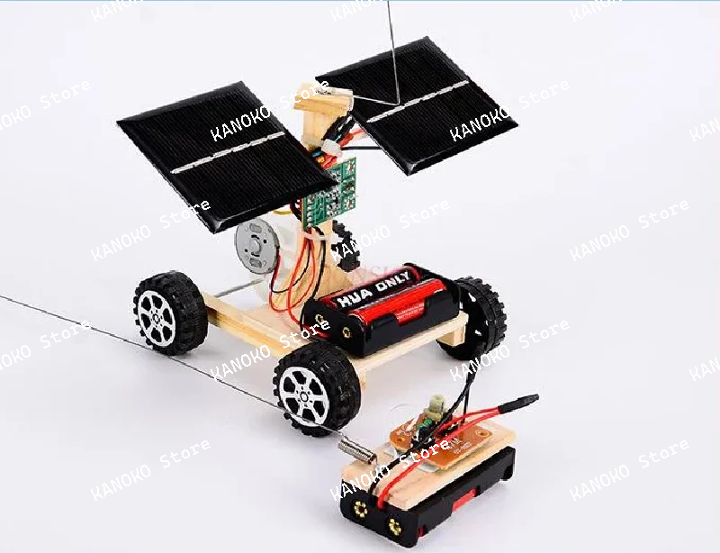 DIY Kit Remote Control Solar car Science Experiment Kids STEM Electronic Education Technology Physics Toys for School Children