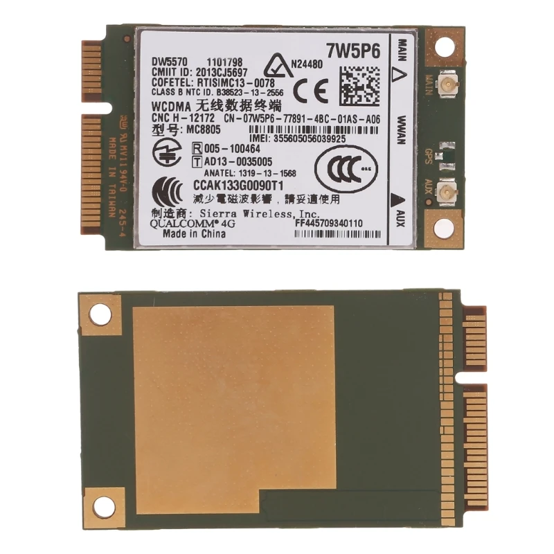 Karta MC8805 DW5570 7W5P6 HSPA+ WWAN do bezprzewodowego adaptera komputerowego E5440 E6440