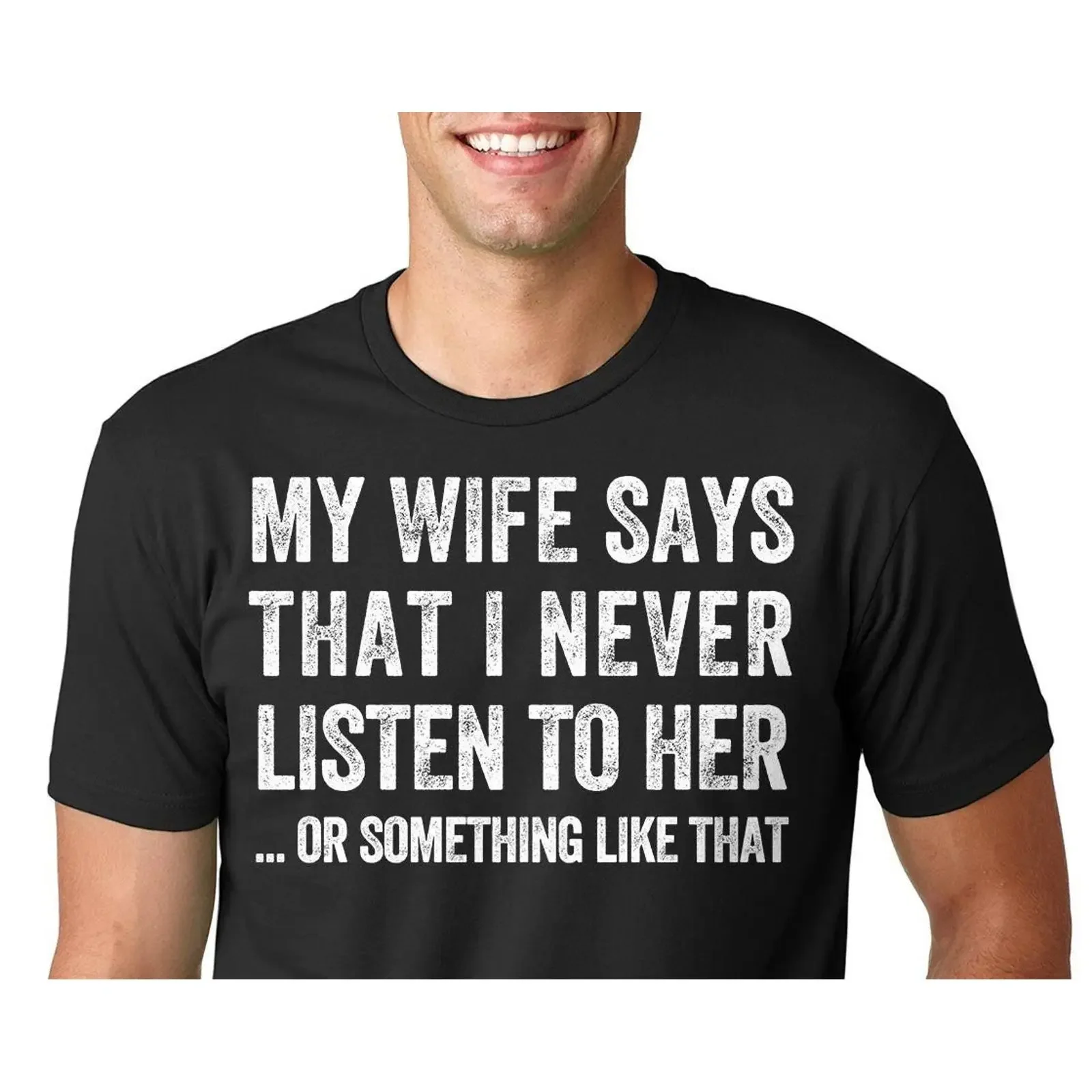 Funny T shirt for Hubby Husband Cool Idea Valentine's Day Custom Made vintage Washed Breathable homme Slightly Soft Versatile
