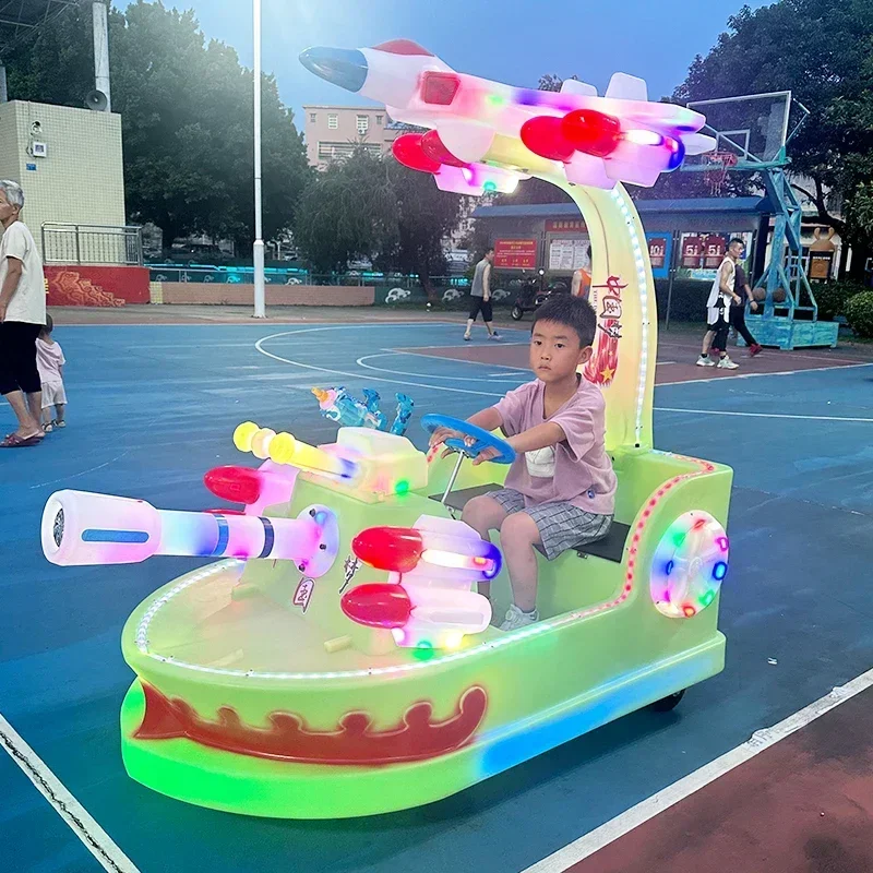 Amusement Park Shopping Mall Square Parent-child Cartoon Outdoor Children Electric Amusement Bumper Car Luminous Adult