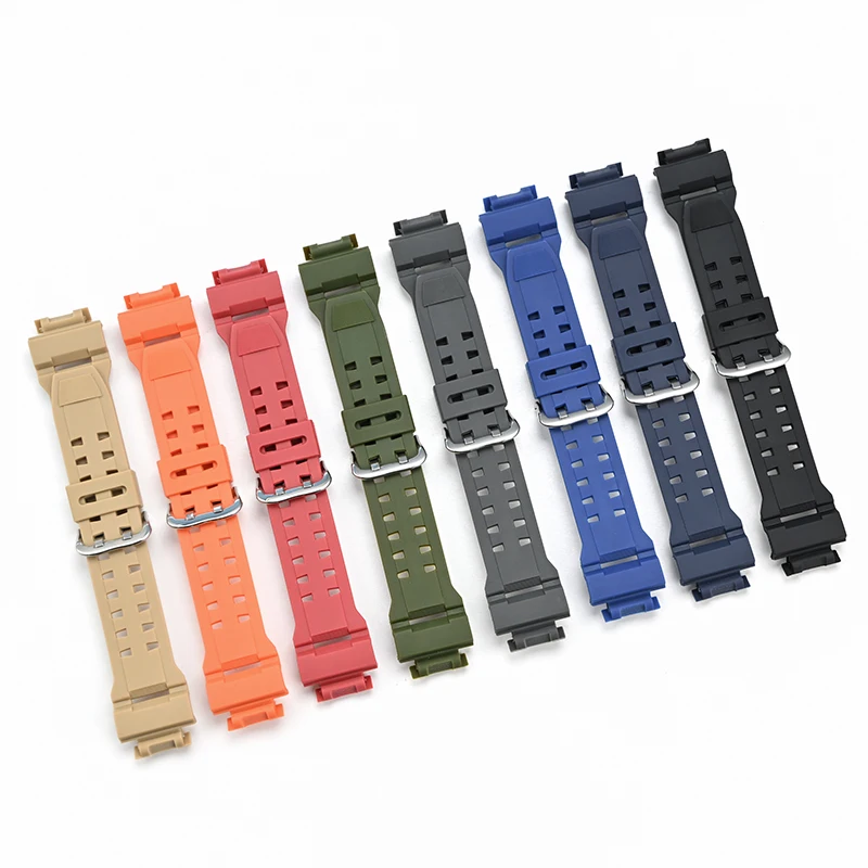 Camouflage Strap for Casio G-Shock G-9200 GW-9200 9101 9102 9110 9125 Men Resin Rubber  Waterproof Sport Watch Band Bracelet