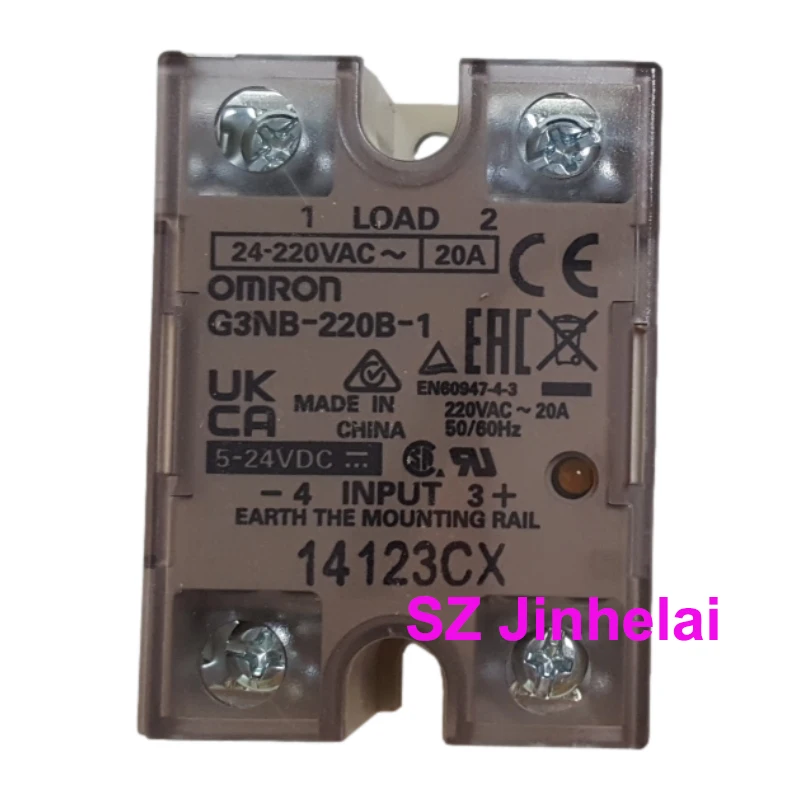 Omron G3NB-205B-1 G3NB-210B-1 G3NB-220B-1 G3NB-225B-1 Authentic Original SSR 5-24VDC Solid State Relay G3NB-240B 275B 290B-1