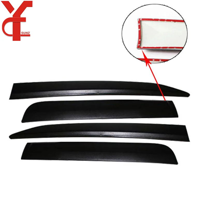 Door Body Side Skirts Molding Strips Black Side Trim For Toyota Hilux Revo Rocco 2016 2017 2018 2019 2020 2021 Accessories