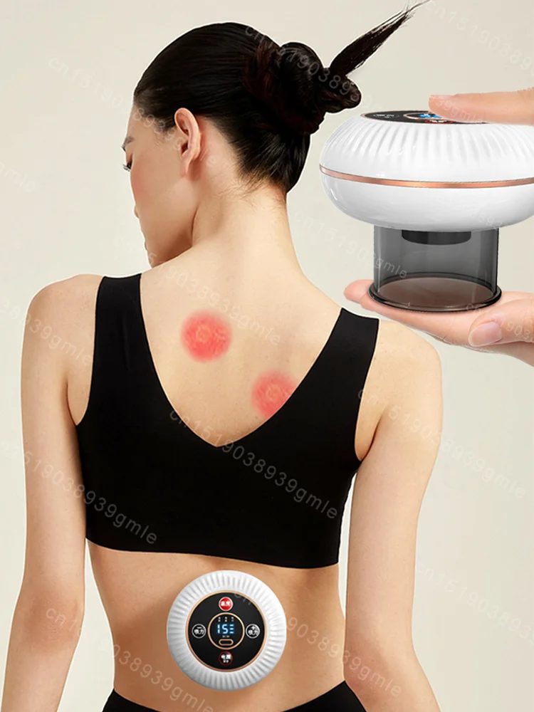 

Intelligent Vacuum Cupping Device Electric Body Scraping Massage Body Dredging Suction Cup Fatigue Relieve Guasha Massger ﻿