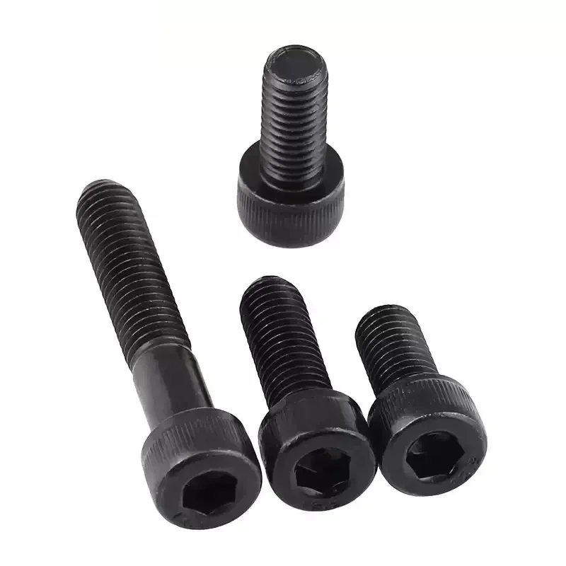 Unc Black Grade 12.9 Steel Hexagon Hex Socket Cup Screws 0#-80 2#-56 4#-40 6#-32 8#-32 10#-32 1/2-13 Cap Allen Bolt