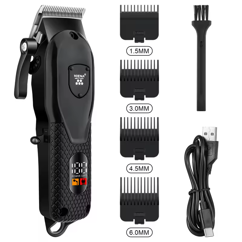Professional Barber Electric Hair clipper LED display screen UBS charging Trimmer Powerful electric hair clipper trimmer tool - Image 7
