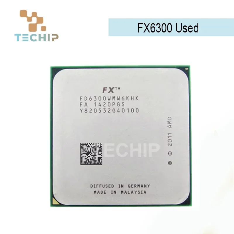 100% procesador de CPU FX6300 FX 6300 3,5 GHz LGA AM3 + de seis núcleos