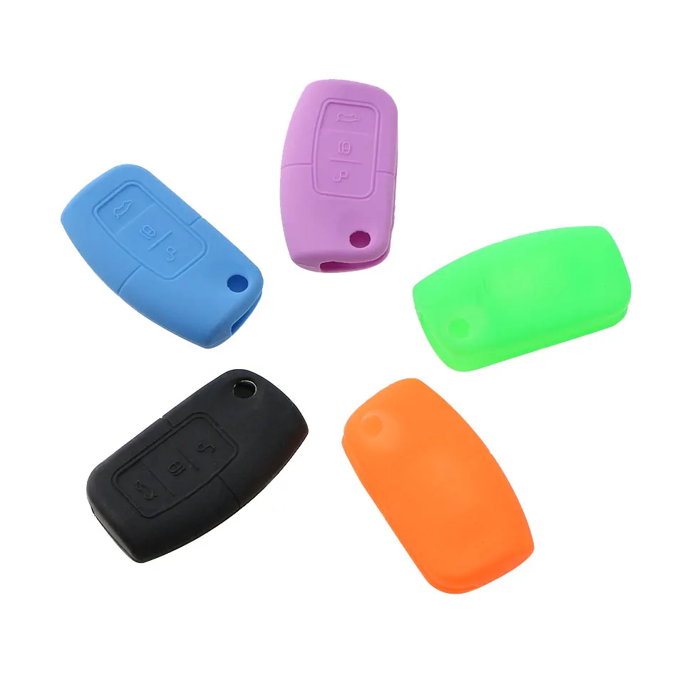 1Piece Silicone Key Bag Key Cover Key Case for Ford Focus 2 2009-2012 Fiesta 2 3 Ecosport 2009 2010 2011 2012 2013 2014 2015