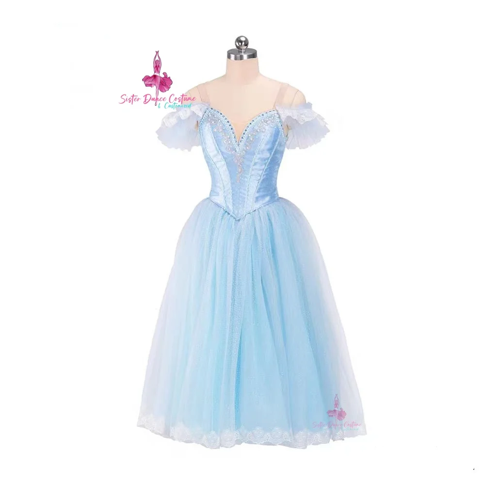 High-end professional ballet TUTU palace style variations competition performance dress High-end custom adult women's costume