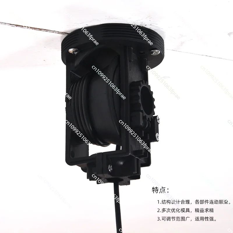 

Lamp Dedicated Manual Hovering Lifter Pendant Light Accessories Bed Lamp Telescopic Black & White Ceiling Chassis