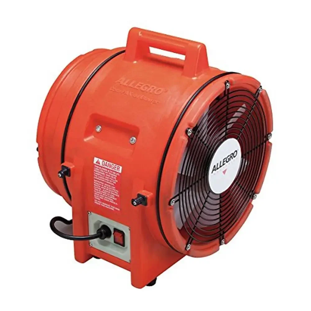 

Plastic Compaxial Blower with 25' Ducting and Canister Assembly 1 HP UL Listed CSA Certified 110V 49 lbs Polyethylene Housing