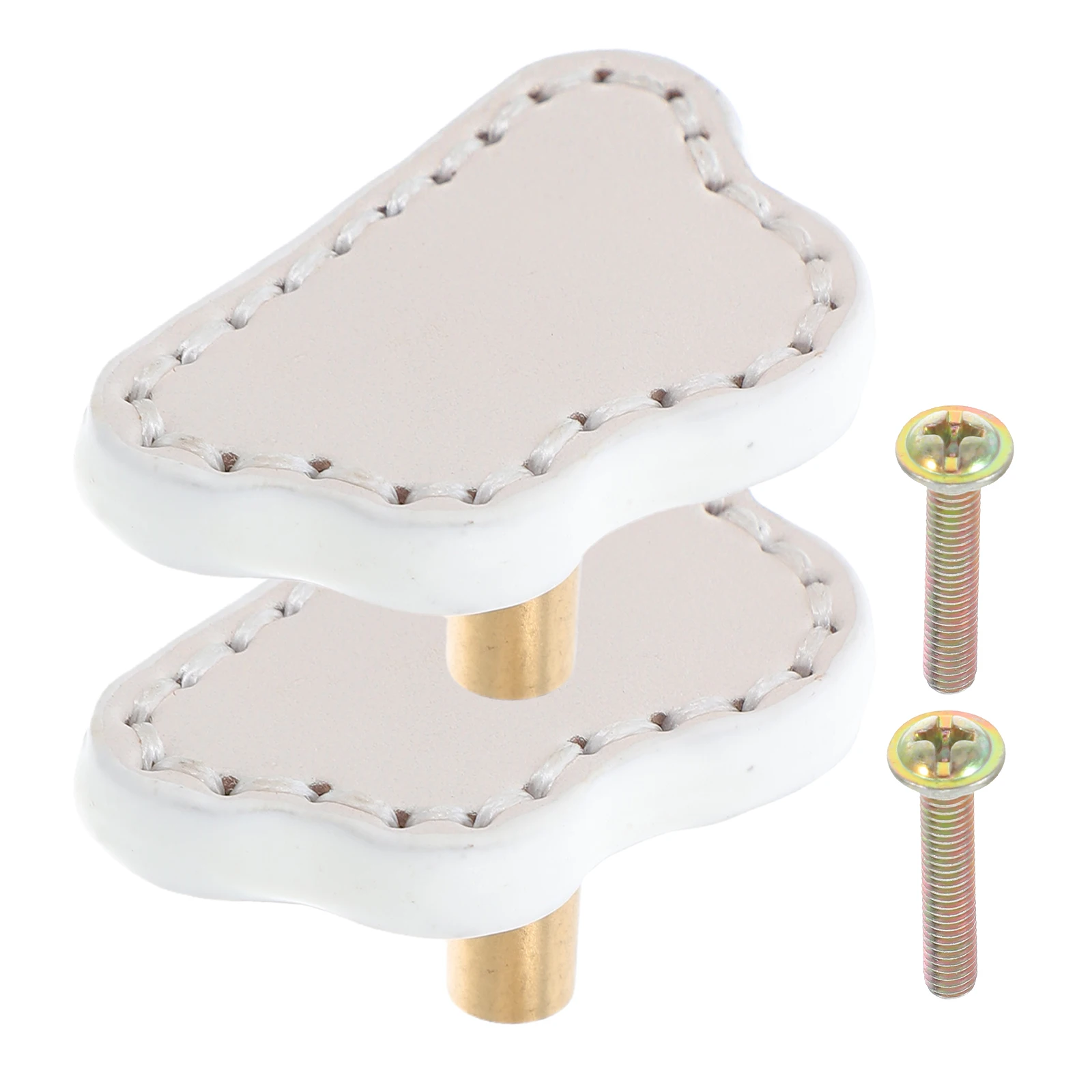 

2pcs Brass Drawer Pulls Cloud Shaped Cabinet Handles Kids Room Furniture Knobs Elegant Hardware Soft Metal Pull Handle