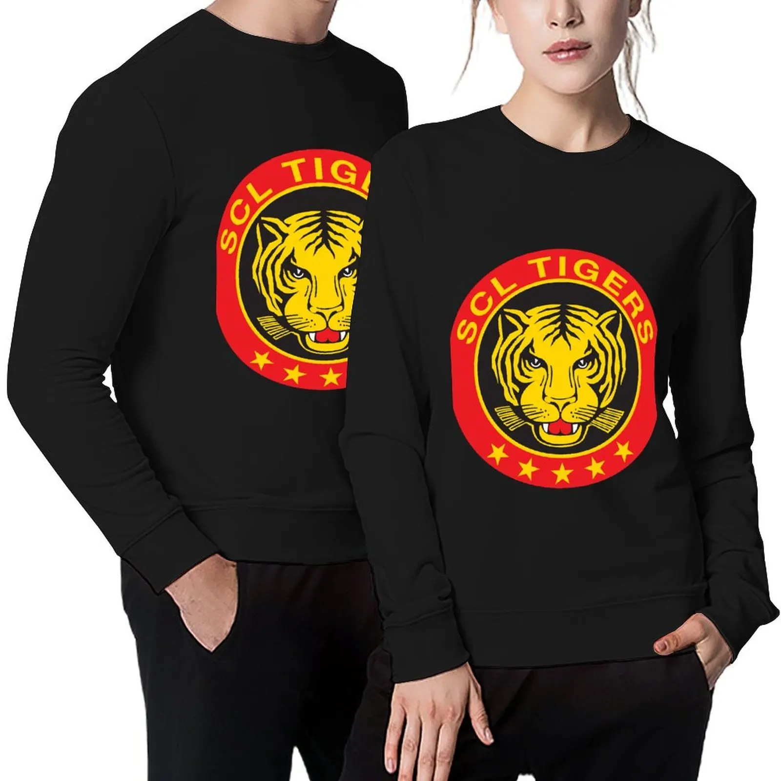 

SCL Tigers Swiss Ice Hockey Sports Fans Langnau Switzerland T-Shirt Pullover mens clothes oversize sweatshirts