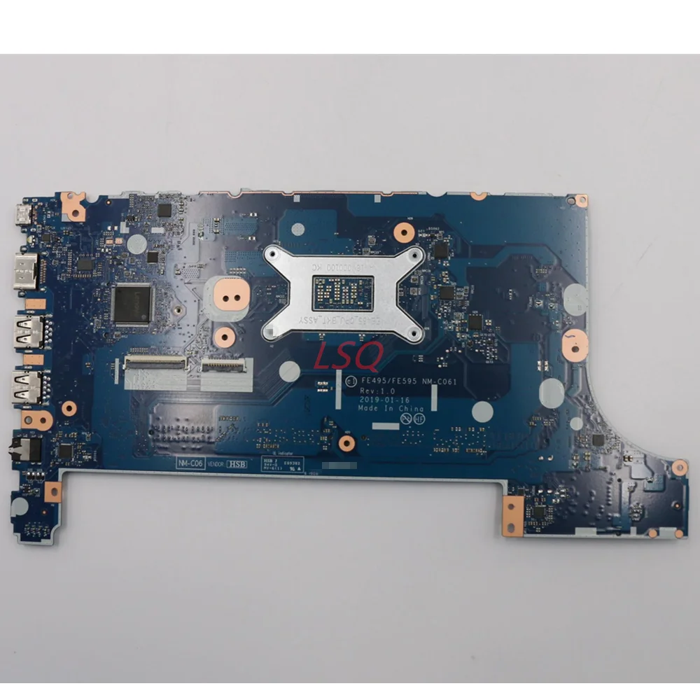 NM-C061 For Lenovo ThinkPad E495 E595 Laptop Motherboard With CPU:R3 R5 R7 FRU:02DL976 100% Test OK