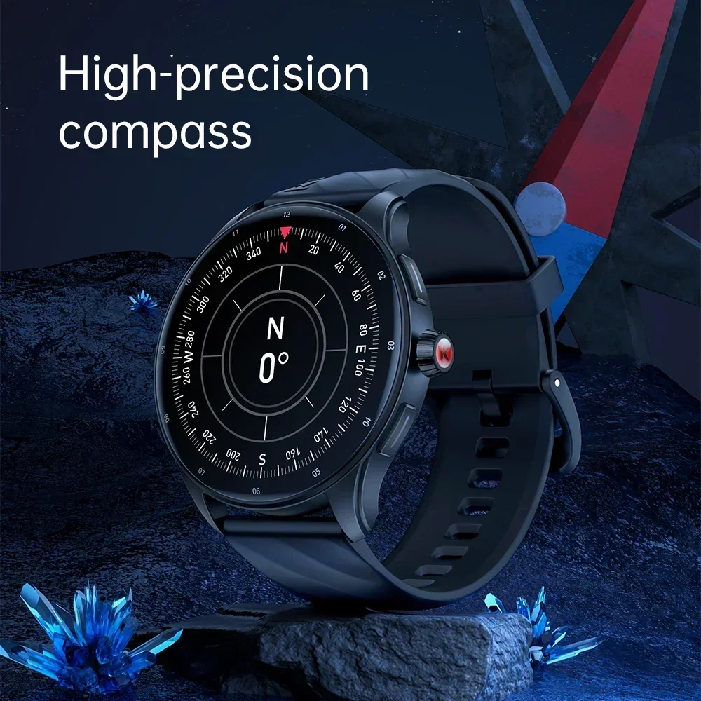 Nuevo KUMI GW5 Pro 1,43 'AMOLED NFC impermeable IP68 Bluetooth 5,2 100 + deporte ritmo cardíaco presión arterial oxígeno Monitor relojes inteligentes