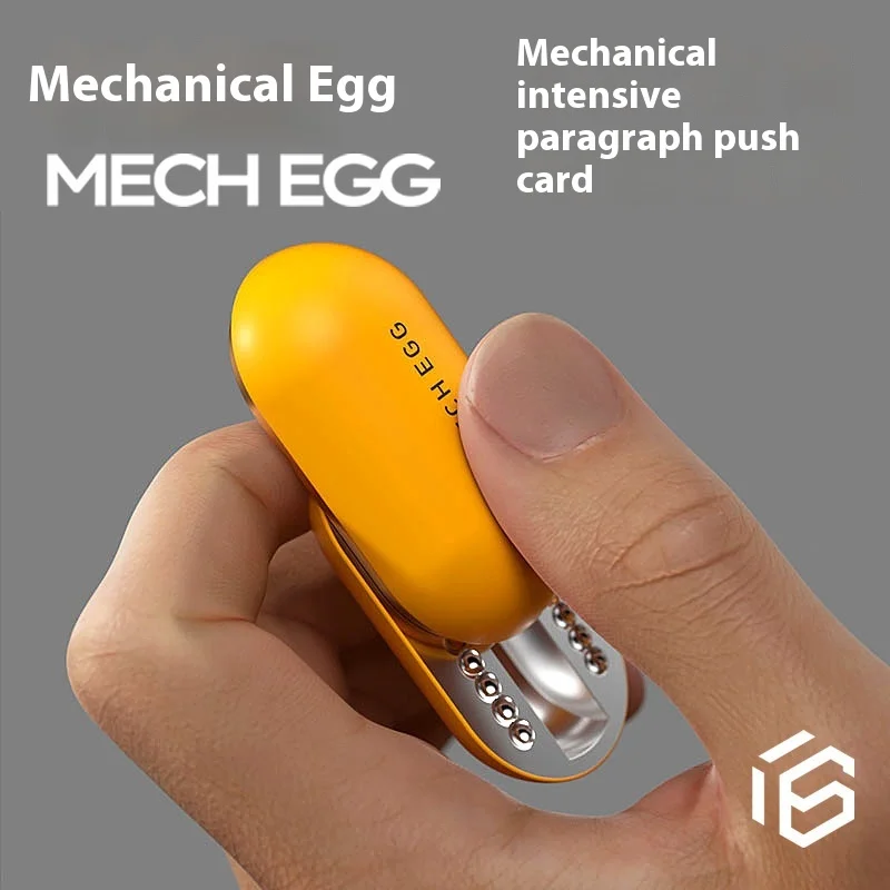 EDC Mechanical Push Coin Metal Stress Relief Toy Fidget Spinner Handheld Coin Pushing Sound Relief Toy Toy For Stress Relief