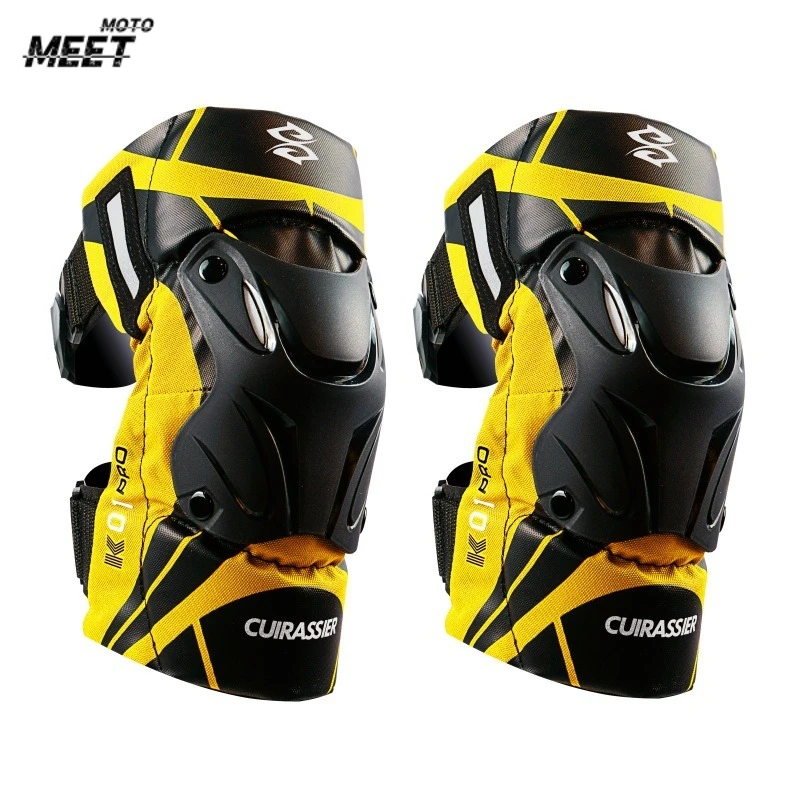 Protective Motorbike Kneepads Motorcycle Knee Pads MX Protector Adjustable Racing Guards Protection Night Reflective