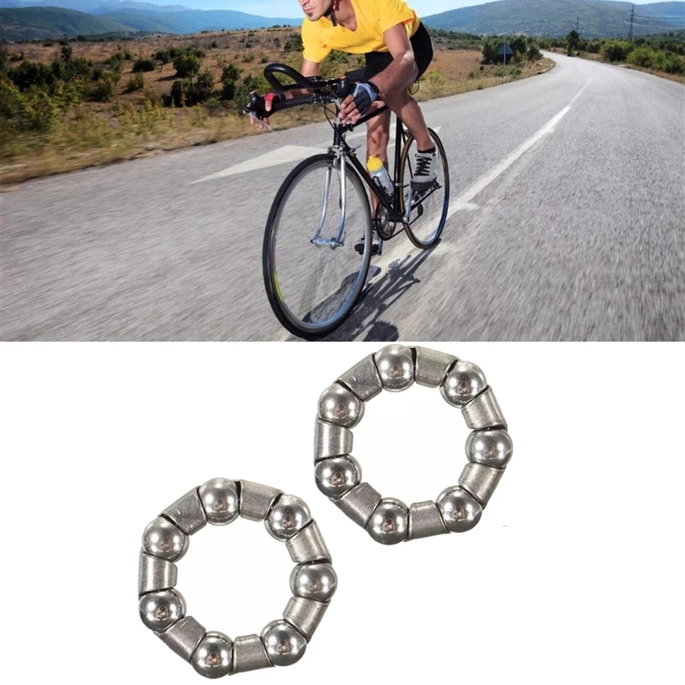 Велосипедные-подшипники-mtb-серебристые-7-шариков-для-велосипедных-ступиц-передняя-втулка-велосипеда