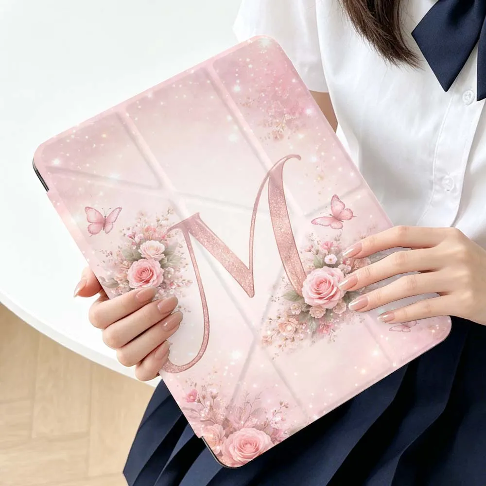 Design Letter M Soft For Apple iPad Air A16 4 5 11th 10th 7th 11 12.9 13 10.5 inch Gen 3Y Tablet Case
