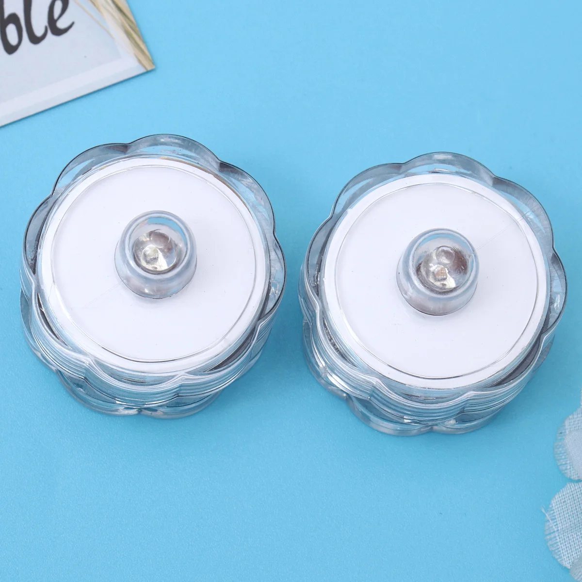 4pcs Led 방수 조명 로맨틱 시뮬레이션 파티 장식 홈 바 밤 램프 친환경 오래 지속되는 버튼