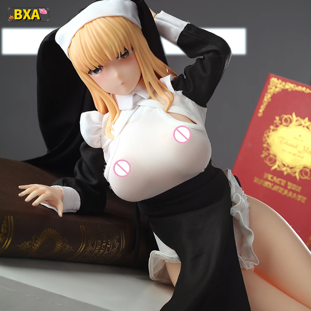 BXA Real Silicone Full-size Anime Sex Doll Oversized Chest Moving Skeleton Realistic Vagina for Masturbator Male Adult Sex Toy