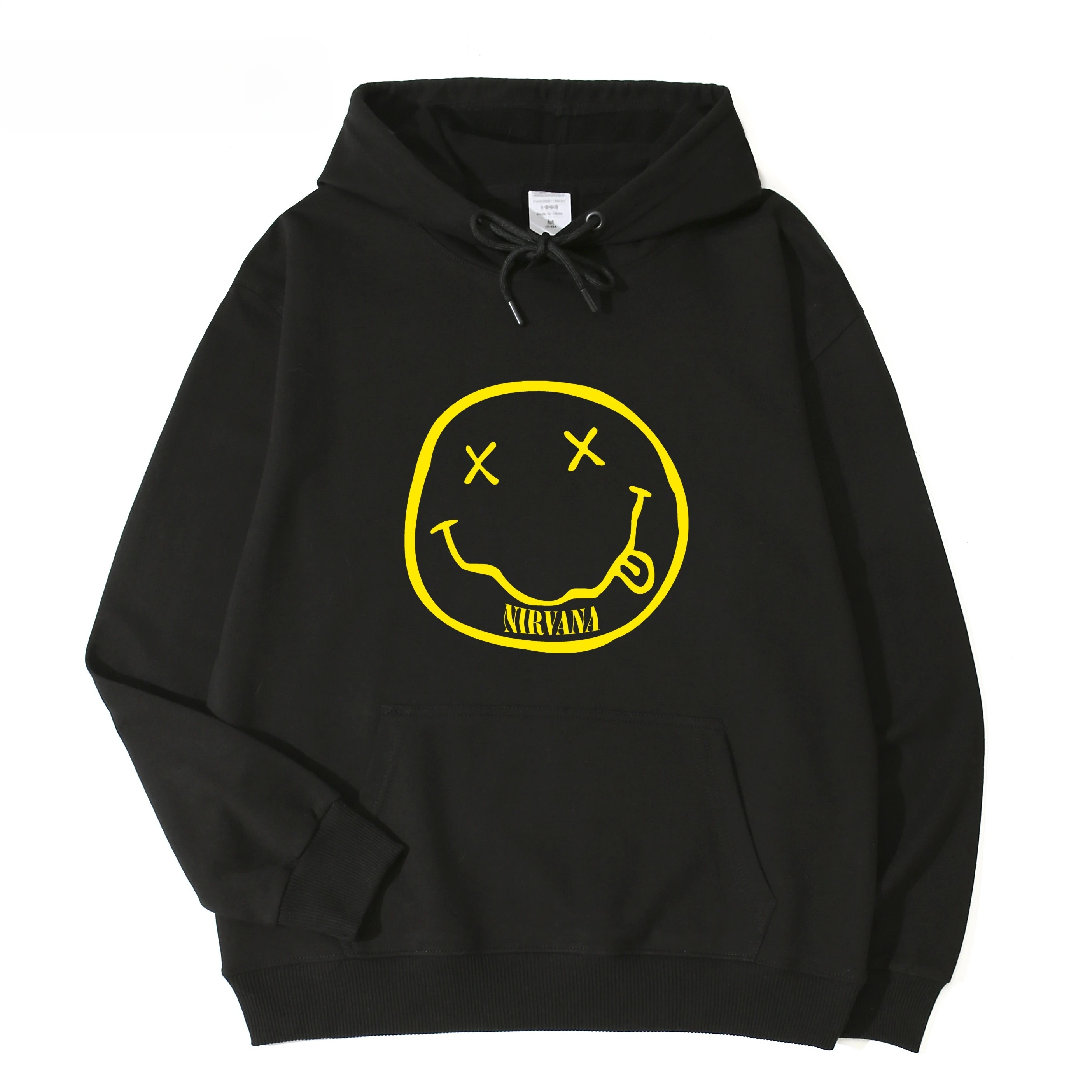 Band Rock-Nirvana Hoodie Men's and Women's Long Sleeve High-quality Fall and Winter Street Casual Hoodie Hip-hop Y2K Street Top