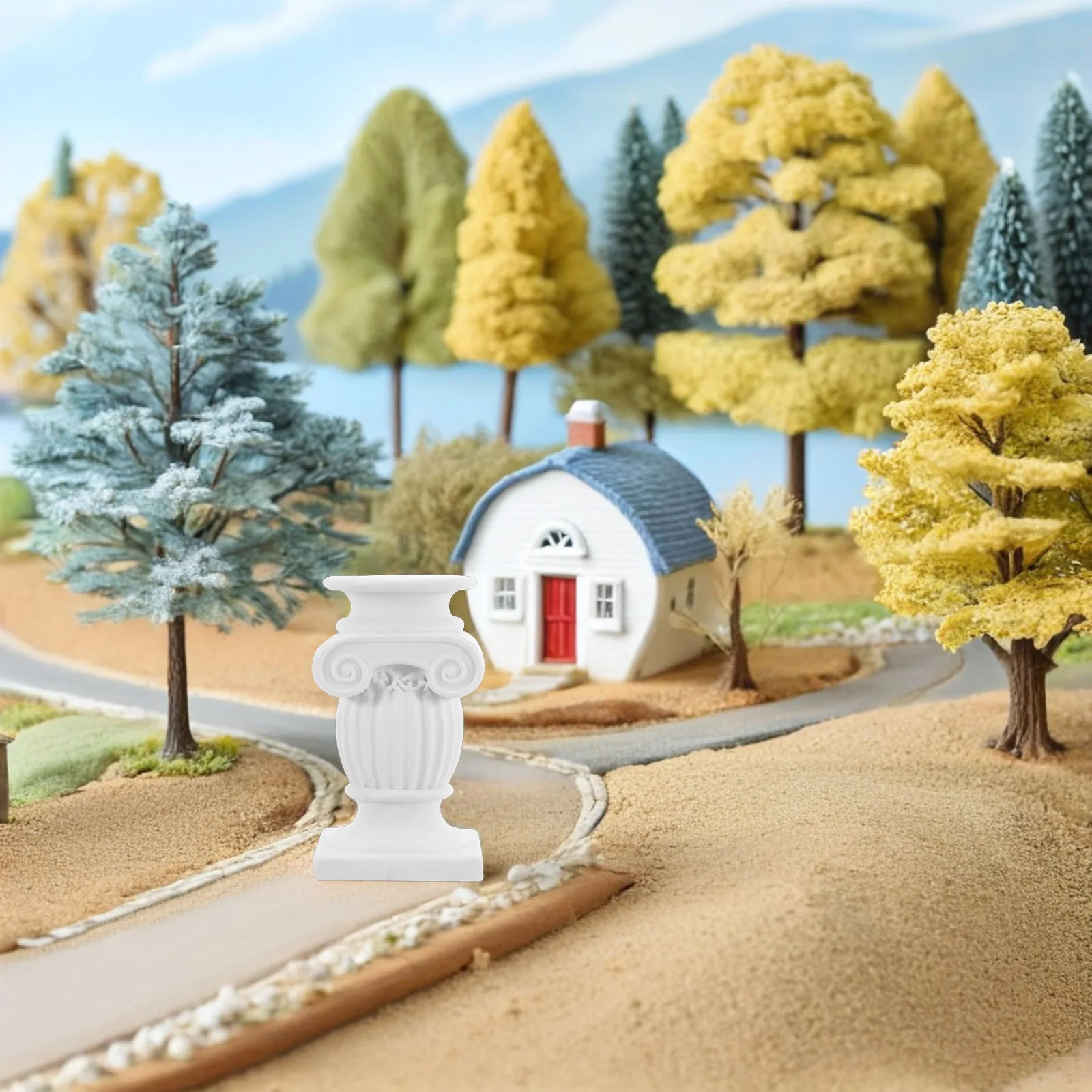 Mini Römische Säule Harz Skulptur Für Tabletop Foto Prop Diy Handwerk Dekor Hochzeit Party Home Interior Sand Tisch Haus Ornament